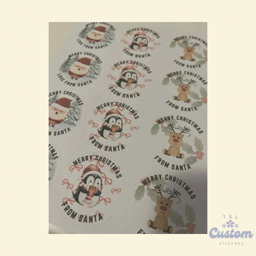 Christmas Logo Stickers