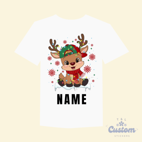 Personalized Boys Christmas T-Shirt