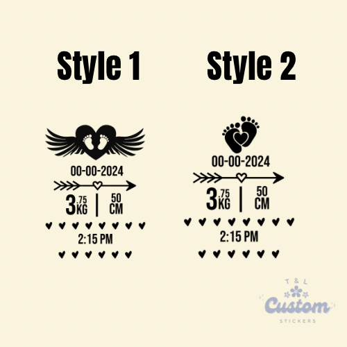 Personalized Birth Announcement