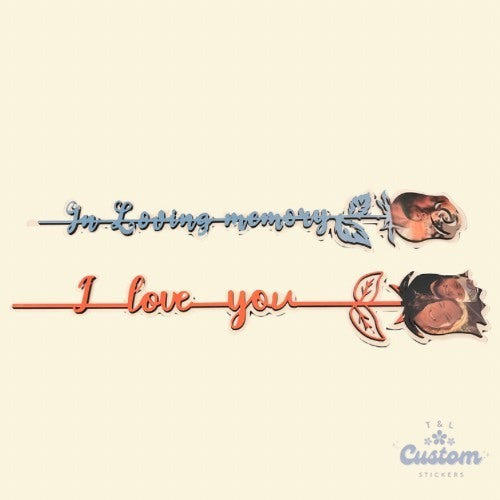 Heartfelt Expression Roses - Custom Memorial & Love Roses